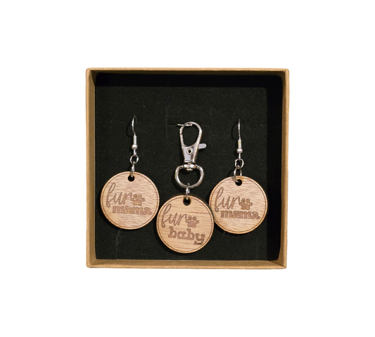 **PET** Fur Mama & Fur Baby Jewelry and Tag set